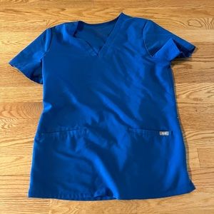 Figs Scrub Set Size Small Royal Blue